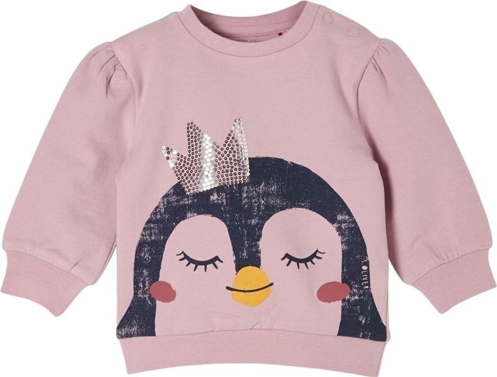 S. Oliver Sweatshirt langarm light pink 68