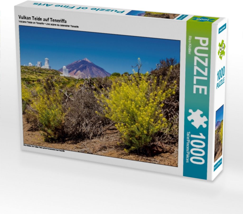 Calvendo Vulkan Teide auf Teneriffa 1000 Teile Puzzle quer 640x480mm, Ködder Rico; 7297146