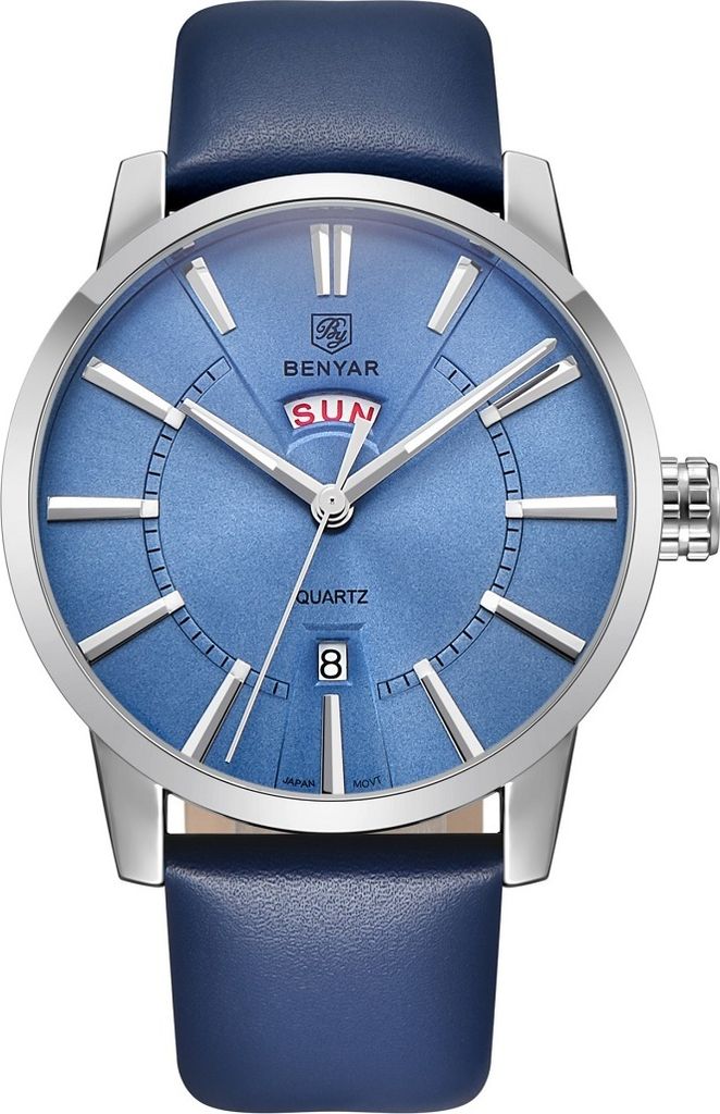 BENYAR Ugo Herrenuhr in Blau/Silber – Eleganz für jeden Anlass KP14274