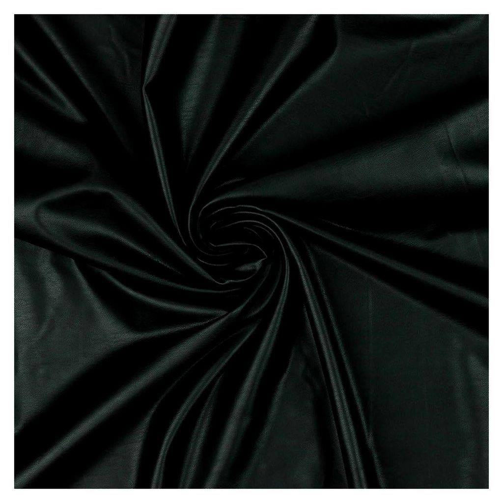 Kunstleder Soft Stretch | für Bekleidung | ab 50x142cm | Meterware (schwarz)