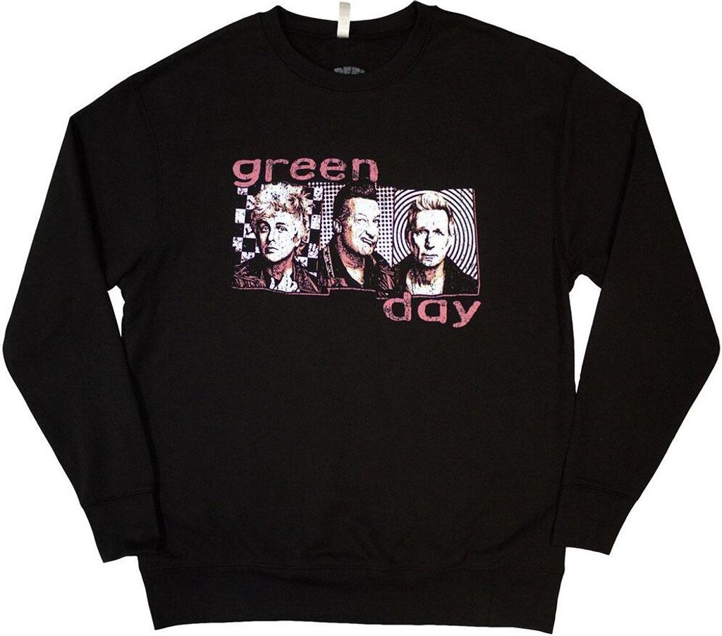 Green Day - "80's Summer" Sweatshirt für Herren/Damen Uni RO12490 (M) (Schwarz)