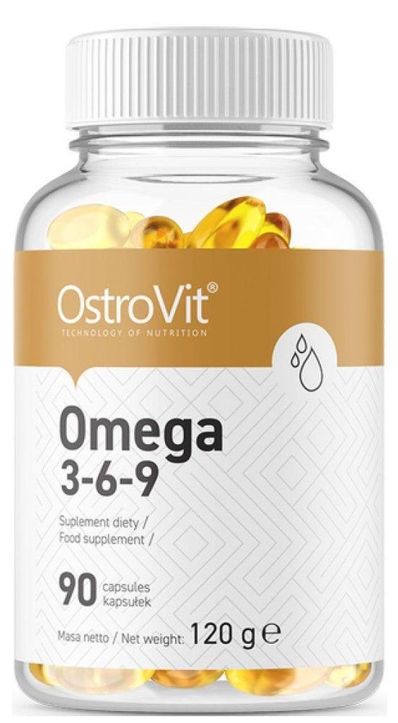 OstroVit, Omega 3-6-9, 90 Kapseln - Langfristig! Produktbild 