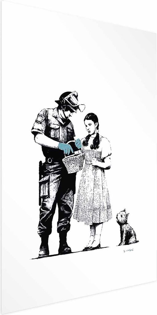 Posterpapier Poster - Dorothy and the Policeman 29.7x42 cm Streetart h-C-0087-ao-a