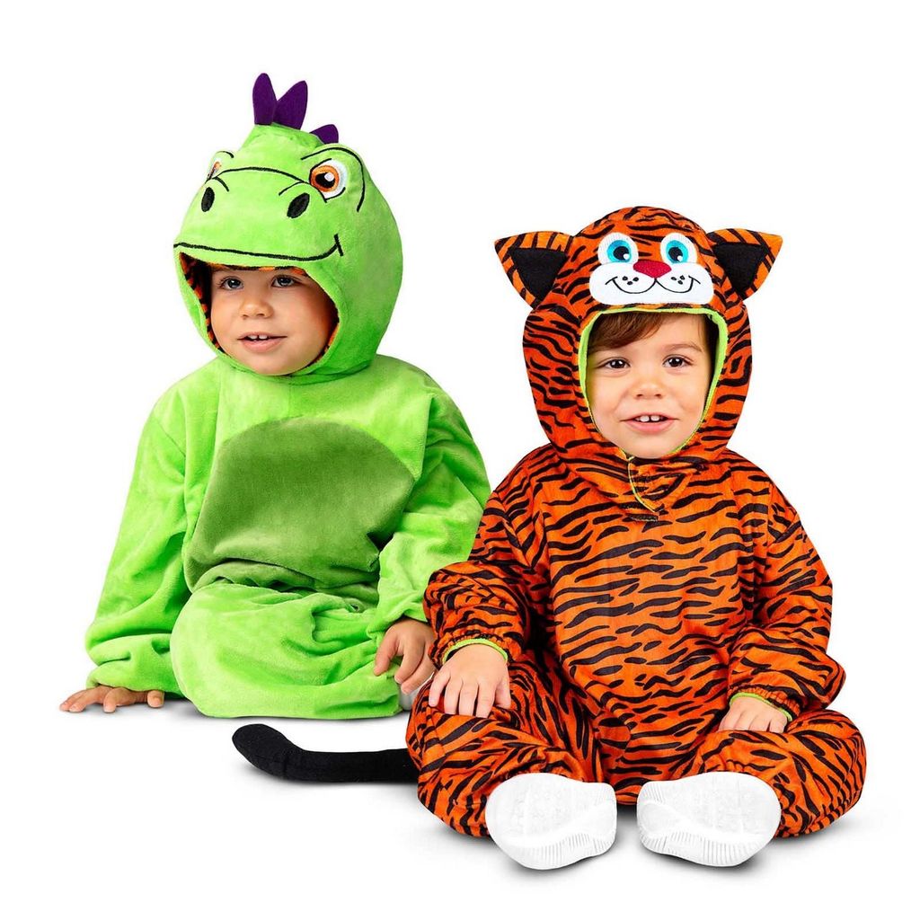 Verkleidung für Kinder My Other Me Tiger Reversibel Drache Produktbild 