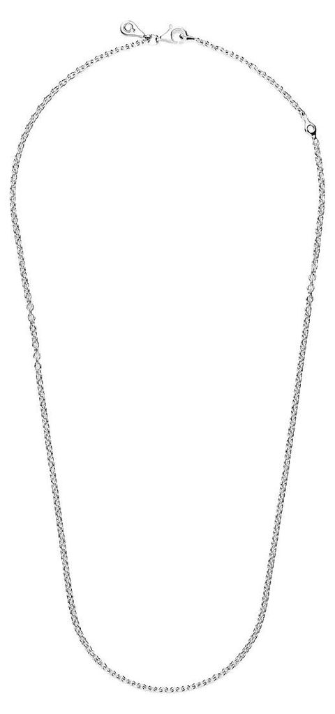 Pandora Damen-Halskette 45cm Silber, schlichtes Design ohne Produktbild 