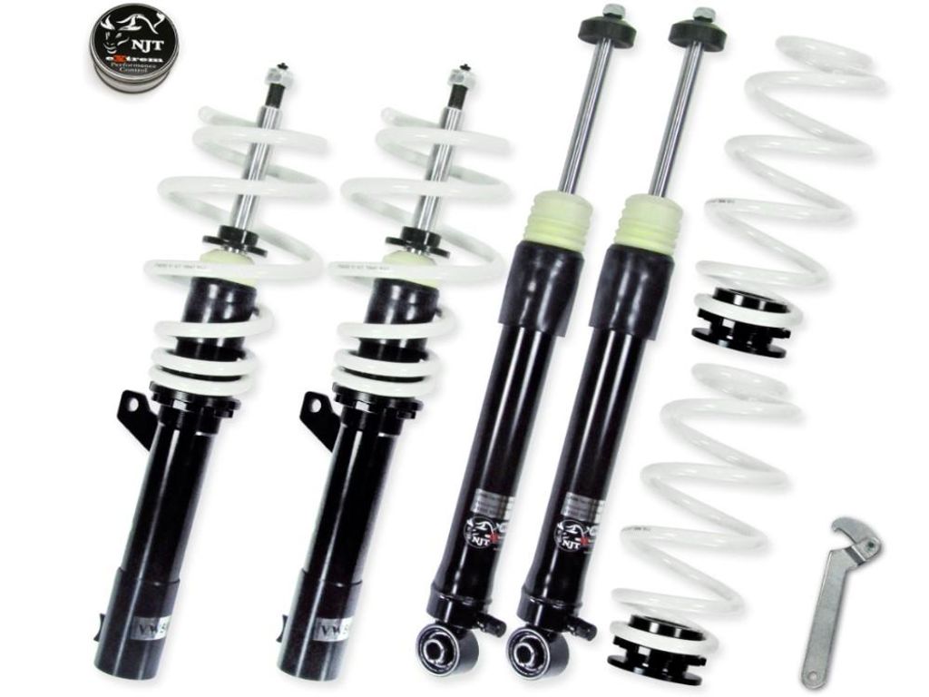 JOM NJT eXtrem Gewindefahrwerk HÄRTEVERSTELLBAR für Audi A3 8P VW Golf V VI GTI