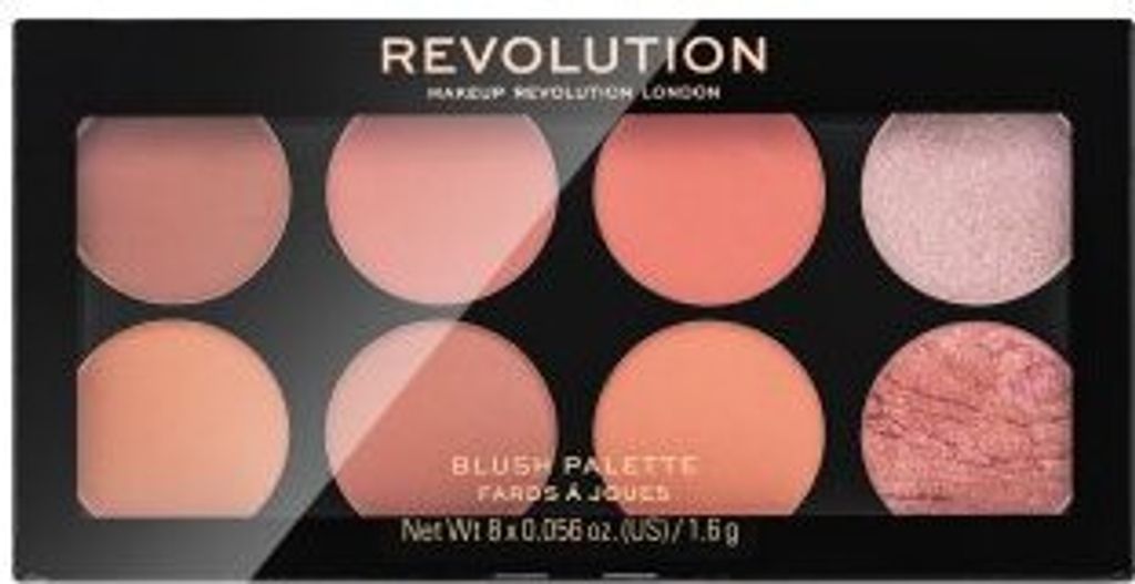 Makeup Revolution Ultra Blush Palette Hot Spice Lidschatten & Kontourpalette 13 g