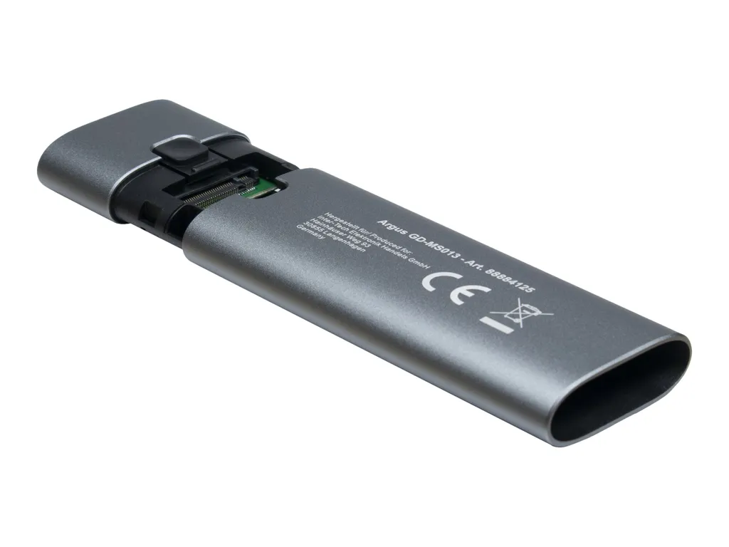 Boîtier SSD M.2 Inter-Tech GD-MS013 Gris - USB 3.2 Gen 2 Ultra Rapide - 2