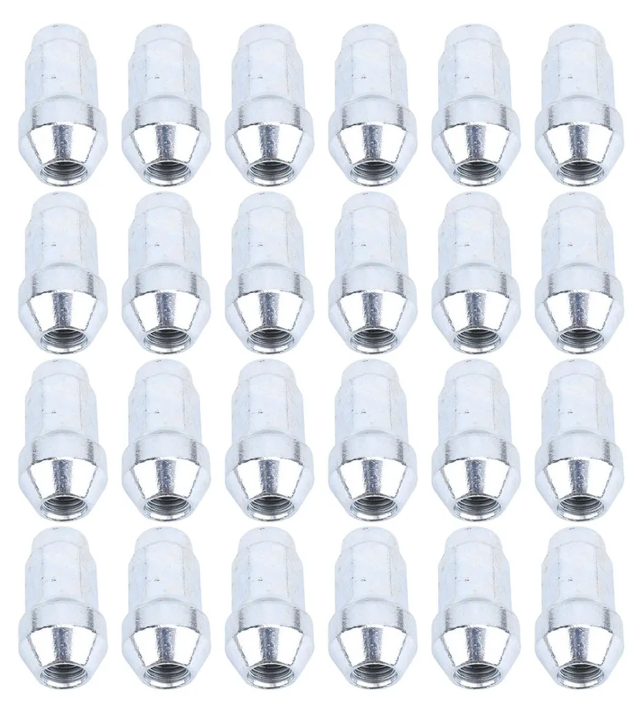 24 Écrous de Roue 611-288 M14x2,0 en Acier Inoxydable pour Expedition