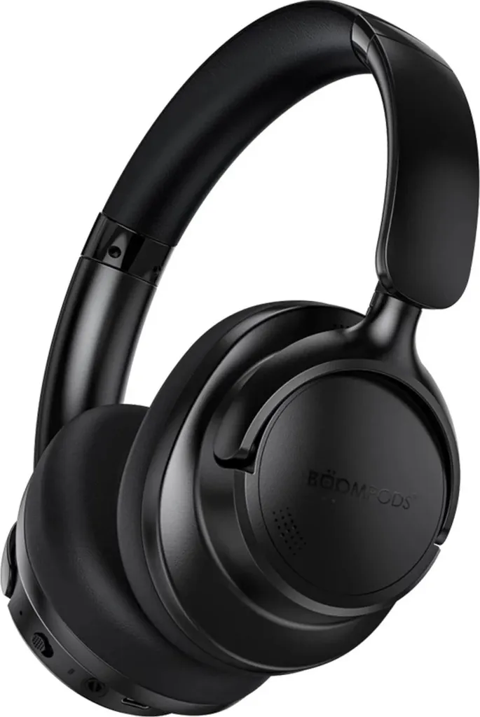 Oubliez le Bruit Ambiant avec le Casque BOOMPODS Headpods ANC+ Black Sans Fil