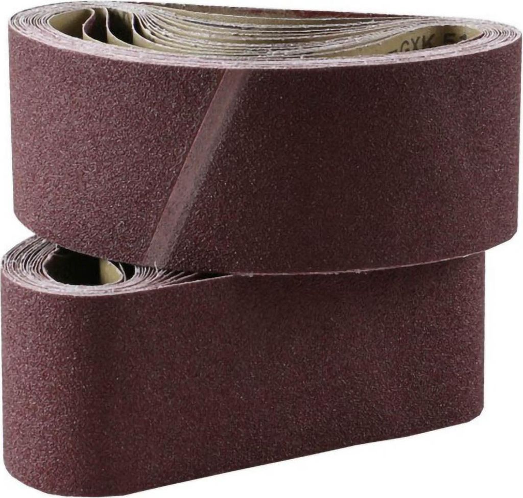 Schleifband aus braunem Aluminiumoxid, Ring, Schleifscheibe, Ersatzwerkzeug für Schleifmaschinen, Polieren, Körnung 60