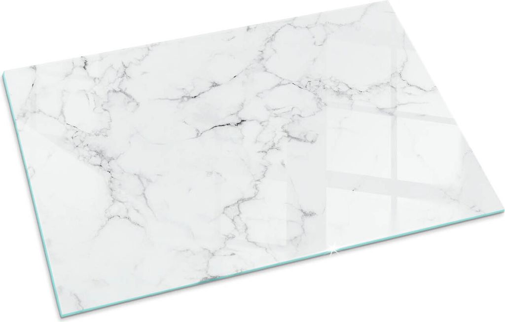 Marmormuster mit Aderung – Glasbodenplatte für – Kaminofen – Kaminplatte Glas – Schutzglas – Funkenschutzplatte –Glasbodenplatte Feuer...