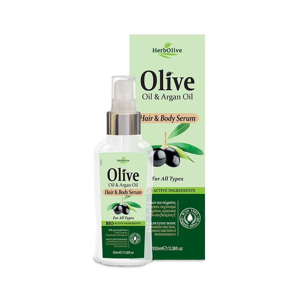 Herbolive Haar- und Körperserum Olivenöl & Arganöl 100ml