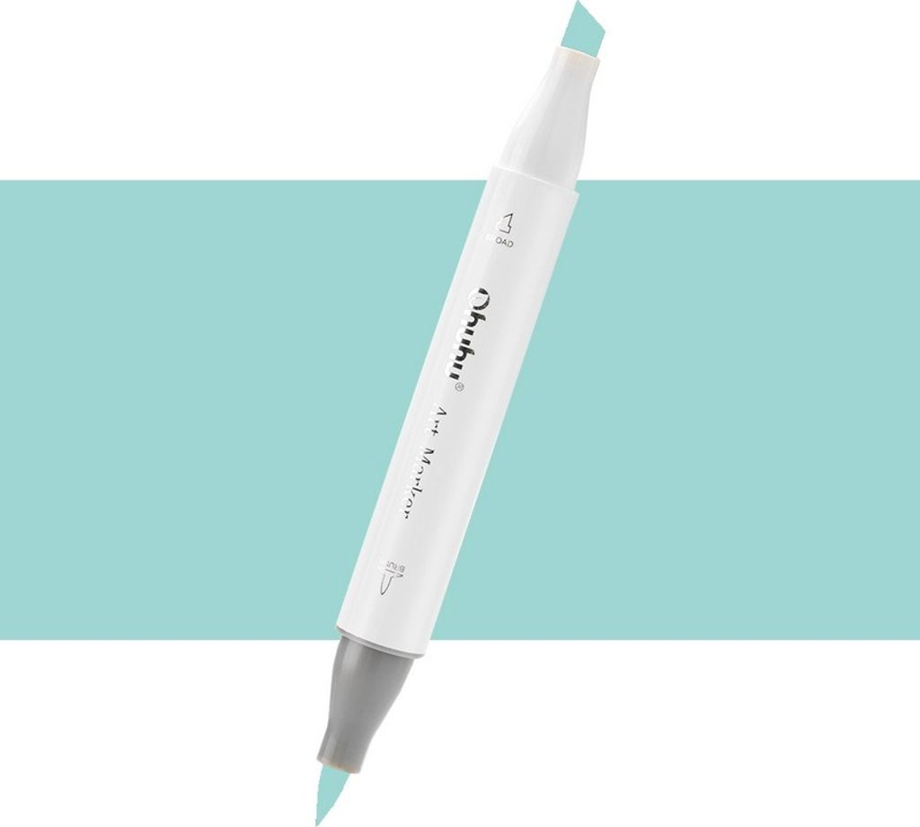 OHUHU pennarello ad alcool bifacciale Brush & Chisel, G322 Immagine del prodotto 