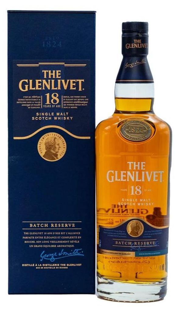 The Glenlivet 18 Years Single Malt Scotch Whisky v Obrázok produktu 