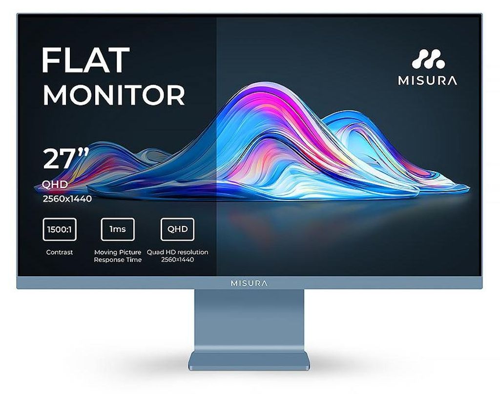 27" farebný IPS monitor 120 Hz - MISURA VIVA Mist Blue Obrázok produktu 
