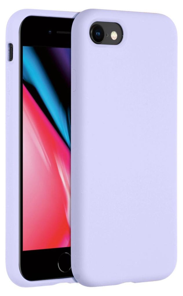 Accezz Liquid Silikoncase iPhone SE (2022 / 2020) / 8 / 7 - Violett