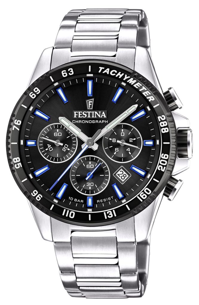 Festina Chronographen TIMELESS CHRONOGRAPH Black - Blue Produktbild 