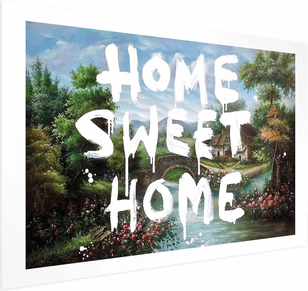 Poster Casa dei sogni 90x60 cm senza cornice con margine
