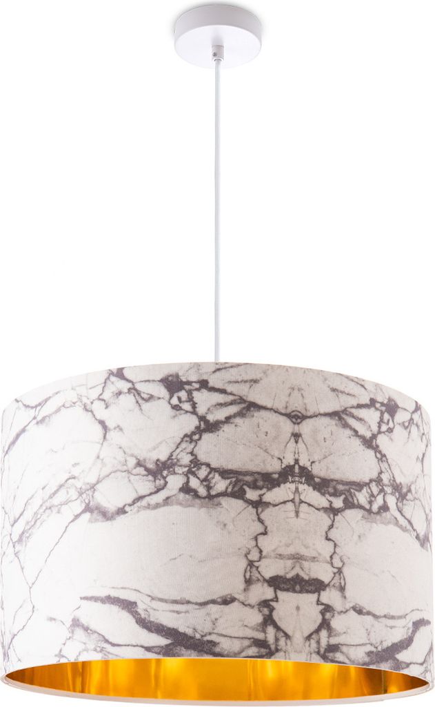 Deckenlampe Wohnzimmer Pendelleuchte Esstisch Lampenschirm Stoff Modern Abstrakt