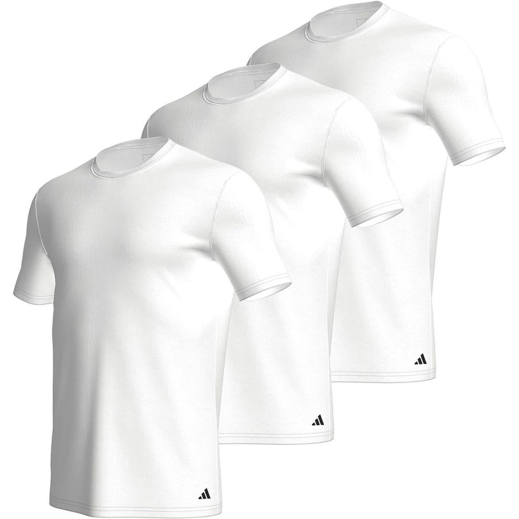 Adidas - T-Shirt für Herren (3er-Pack) GT15393 (S) (Weiß)