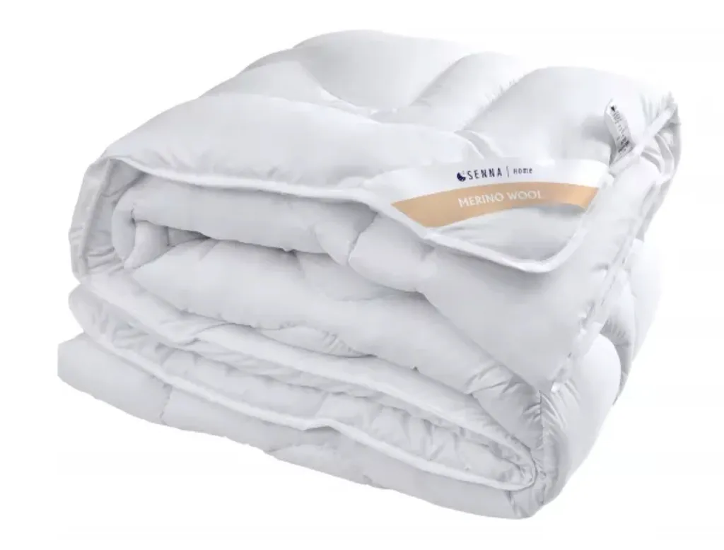Coperta Inter Widex 180x200 | 100% Lana Pecora Naturale 1.6kg Bianca