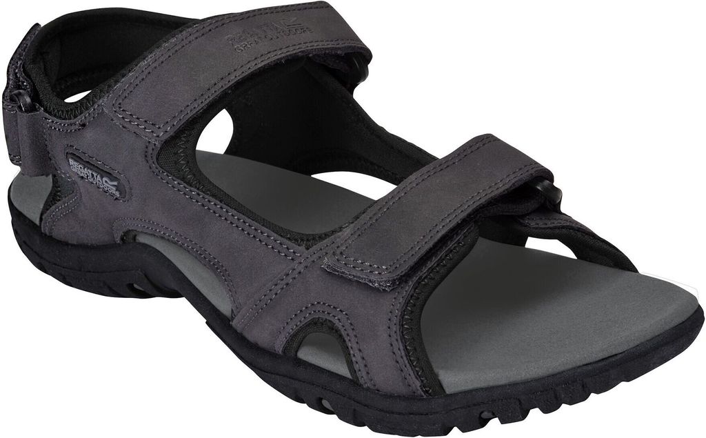 Regatta Great Outdoors Herren Sandale Haris RG758 (43 EU) (Graugrün)