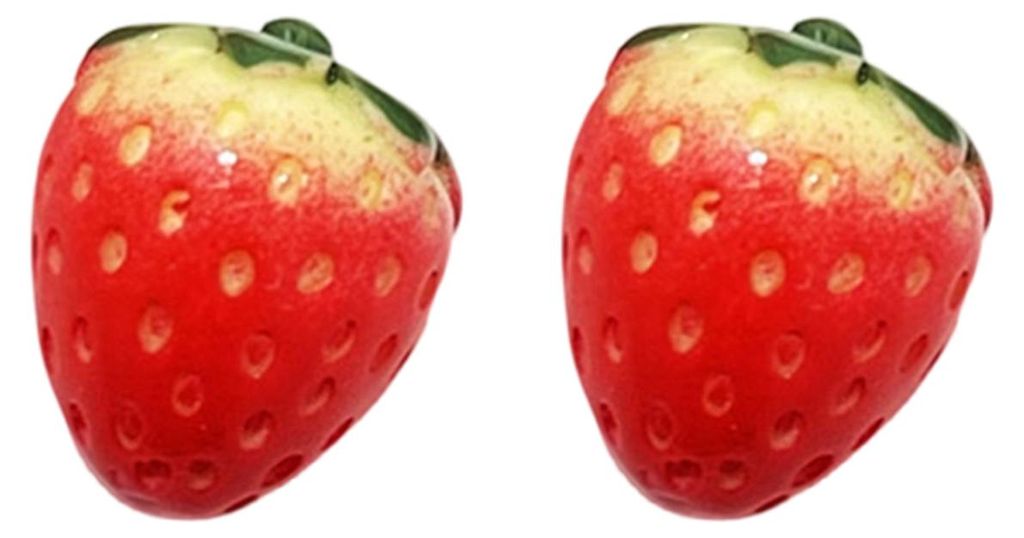 Künstliche Mini-Erdbeerfiguren aus Kunstharz, naturgetreue Miniatur-Erdbeerstatuen, große Auswahl an künstlichen Früchten für Bastelarbeiten, ...