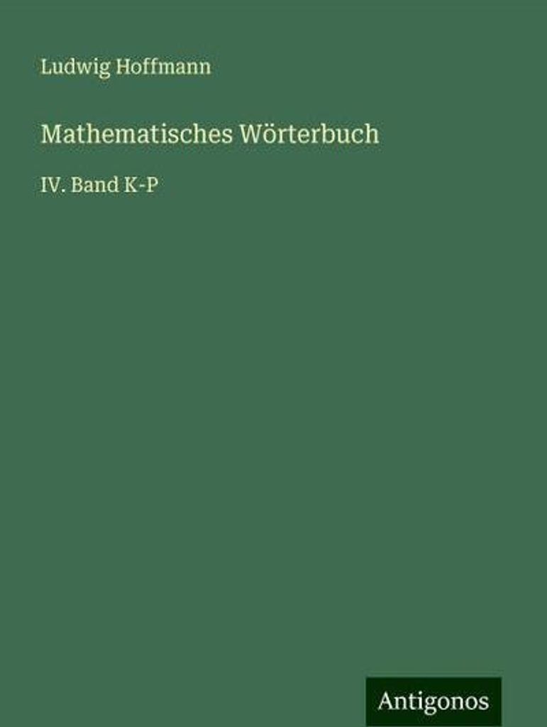 Mathematisches Wörterbuch