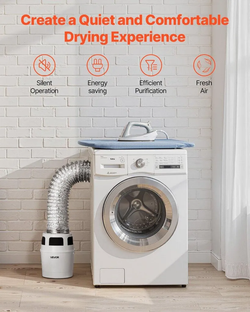 Solution évacuation sèche-linge sans sortie murale - Kit complet