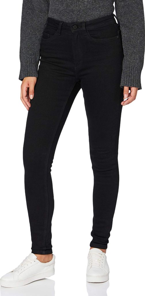 Noisy May Callie Chic High Waist Vi071bl Bg Jeans Schwarz 26 / 32 Frau Schwarz 26