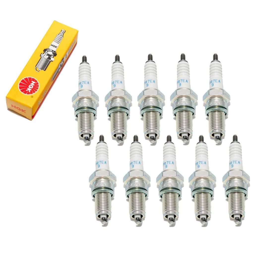 Set 10x Candele NGK DPR7EA-9 | Ricambio Originale Moto Honda Suzuki Yamaha