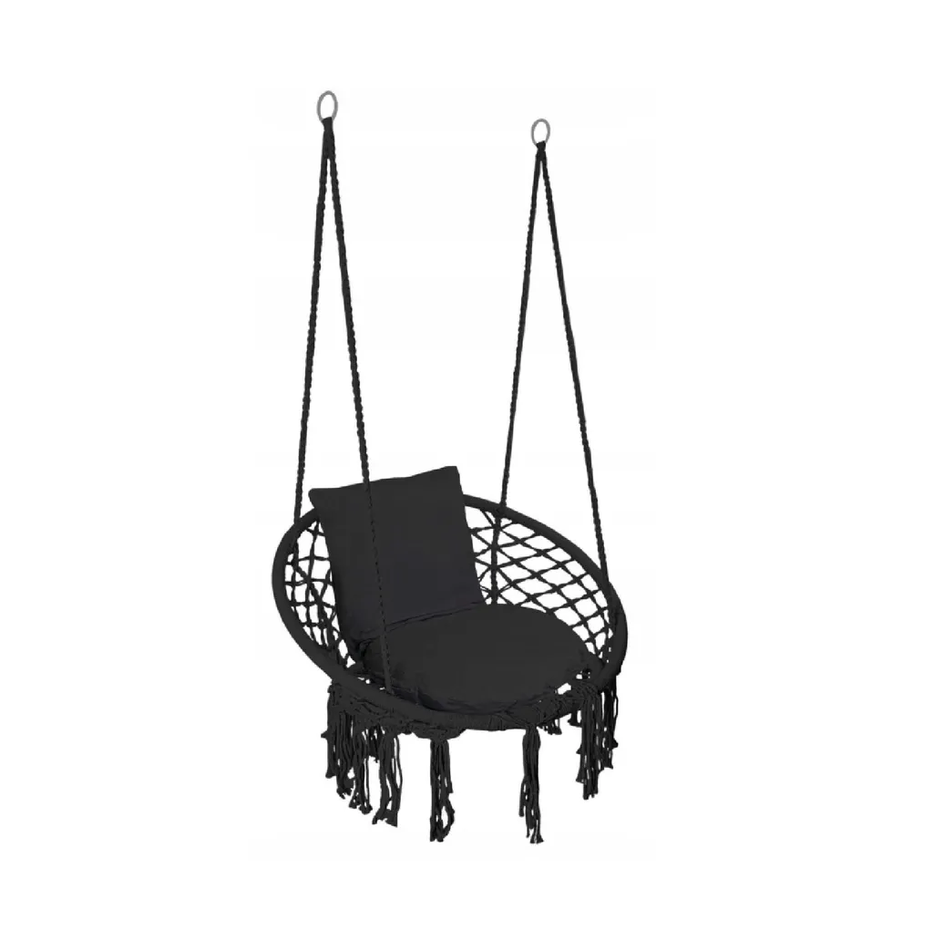 Fauteuil Suspendu Ergonomique contre le Mal de Dos - Relaxation Noire 150kg