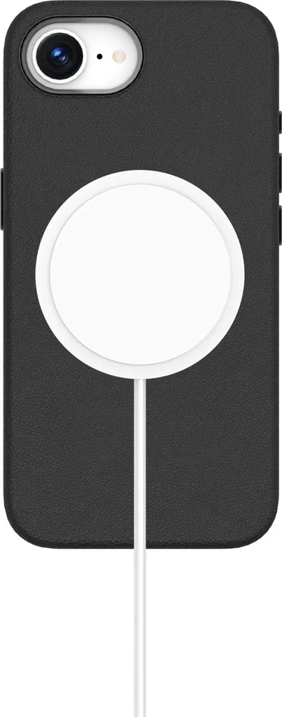 Coque eSTUFF iPhone 16e Cuir Noir : Protection MagSafe Eco-Durable