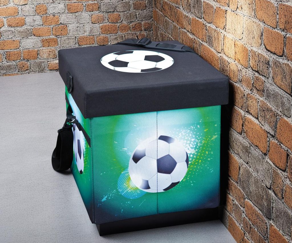 Inter Link Faltkiste FANBOX I schwarz/grün/Weiß