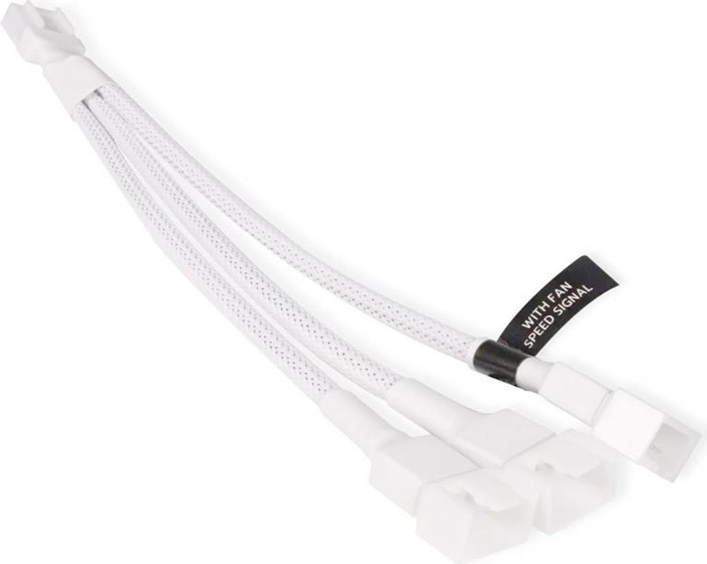 Alphacool 4250197187251 Alphacool Y-Splitter 4-Pin auf 3x 4-Pin PWM weiß