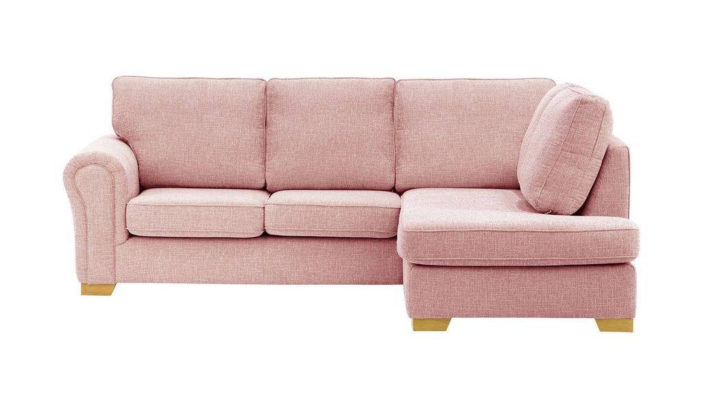 Rechtsseitiges Ecksofa Bonna - Vitolini 336-1036 - Blush Pink