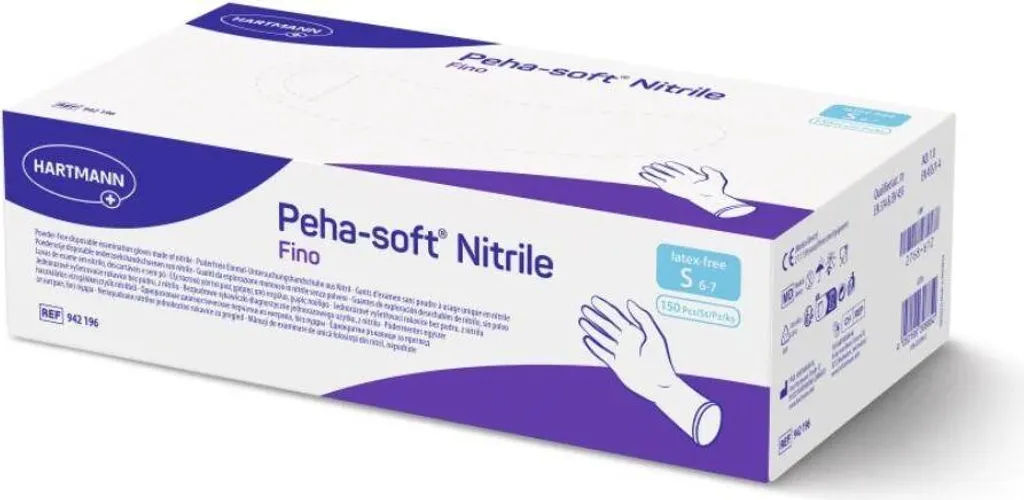 Hartmann Peha-soft nitrile fino S guanti monouso, senza polvere - 150 pz - B015HDLA9E | Confezione (150 pz)