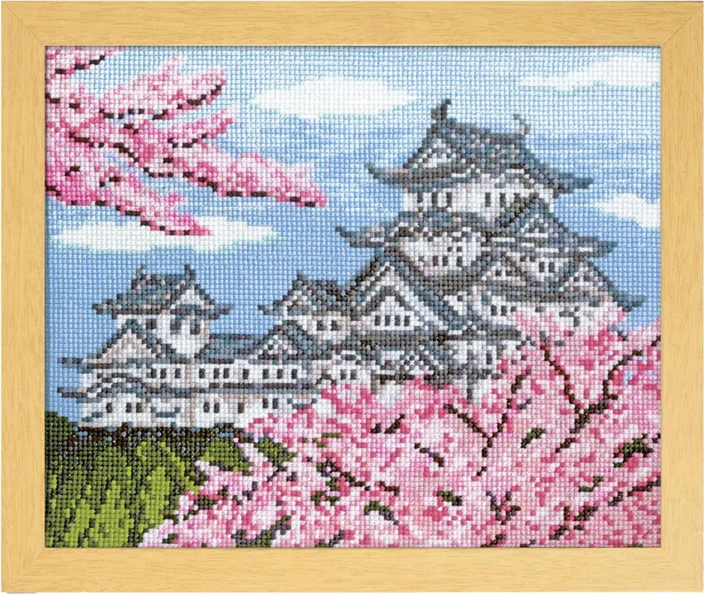 Acquista Kit Punto Croce Olympus Castello Himeji - Qualità Top