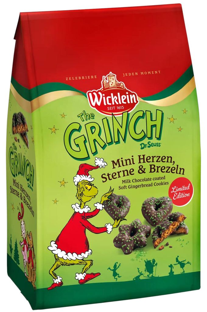 Wicklein The Grinch Mini Herzen, Sterne & Brezeln 300g Produktbild 