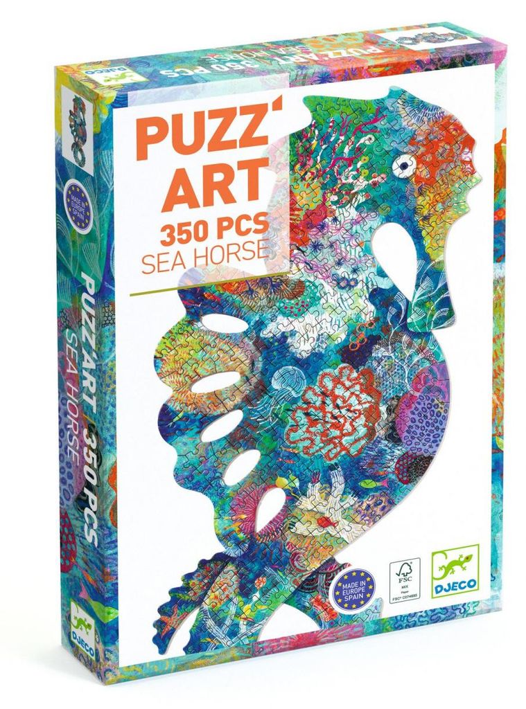 Puzzle Puzz'Art Cheval de mer, Djeco Image du produit 