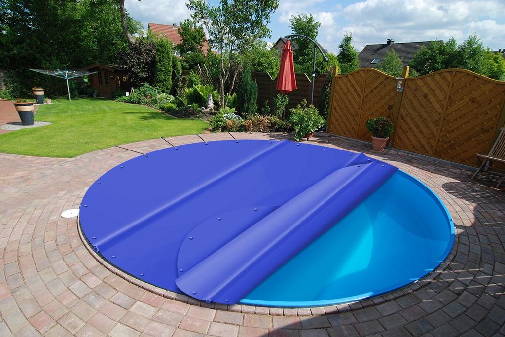 SafeDeluxe® Runde Poolplane Stangenabdeckung ohne Stangen Produktbild 