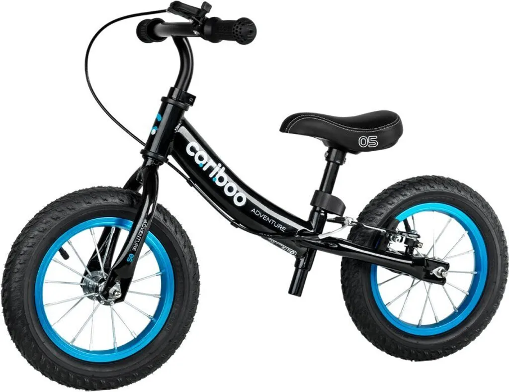 Vélo d'équilibre enfant pour extérieur 12 pouces Movino Cariboo bleu