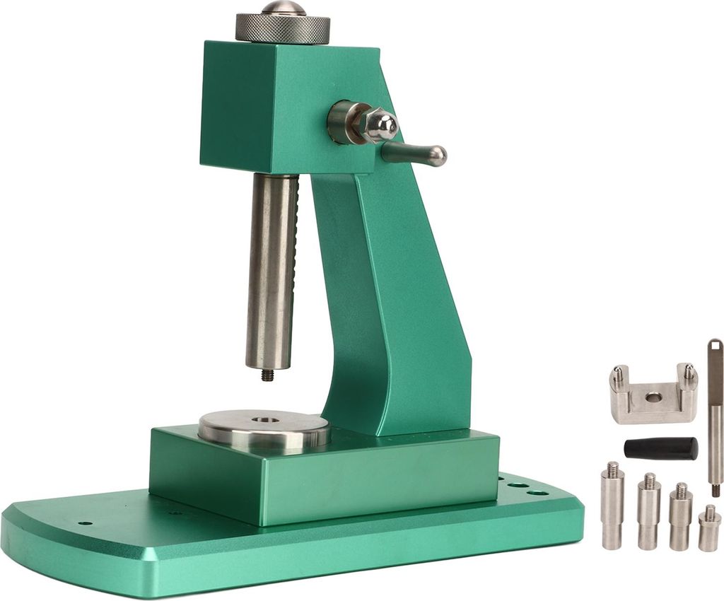 Uhrenpress-Set aus Legierung, Pressmaschine für Uhrengehäusedeckel, Reparaturwerkzeug, Zubehör