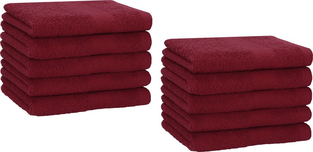 Betz 10 Stück Gästetücher 30x50 cm PREMIUM 100% Baumwolle Produktbild 