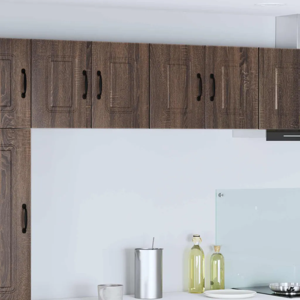 Set 2 Pensili Cucina vidaXL Rovere Marrone 60x31x40 cm - Salvaspazio