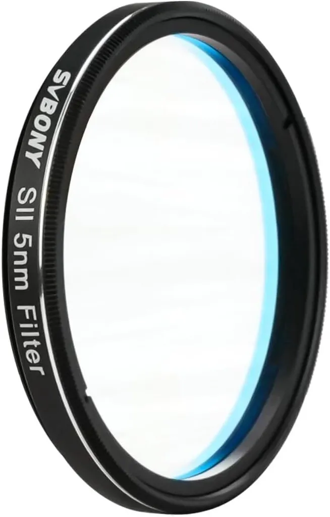 Filtre Télescope SII 5nm Svbony SV227 de 2'' pour Photo Astro Ciel Profond