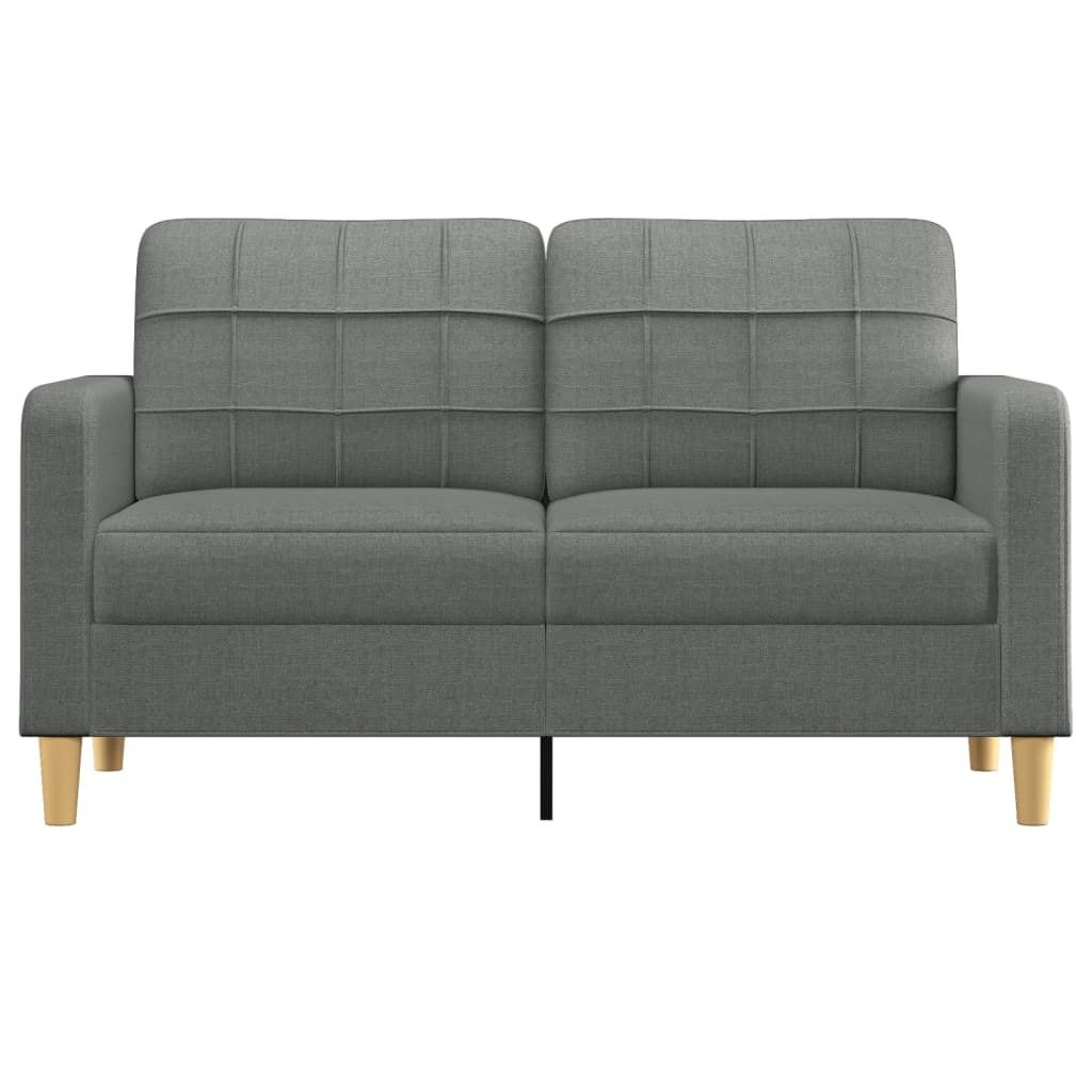 "im Sonderangebot" 2-Sitzer-Sofa - CLORIS - Couchgarnitur - Sofa Set Sitzmöbel - Dunkelgrau 140 cm Stoff - 158 x 77 x 80 cm - NeuMöbel9567901