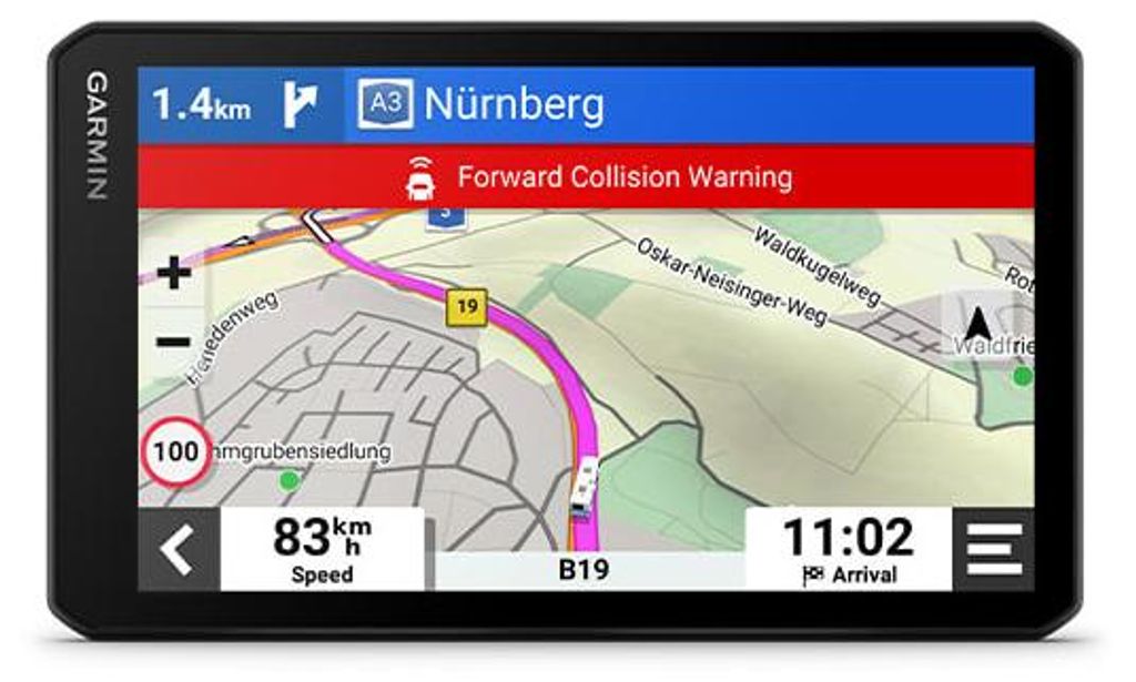 Garmin CamperCam 795, 2D/3D, 17,6 cm (6,95 inch), 1024 x Productafbeelding 