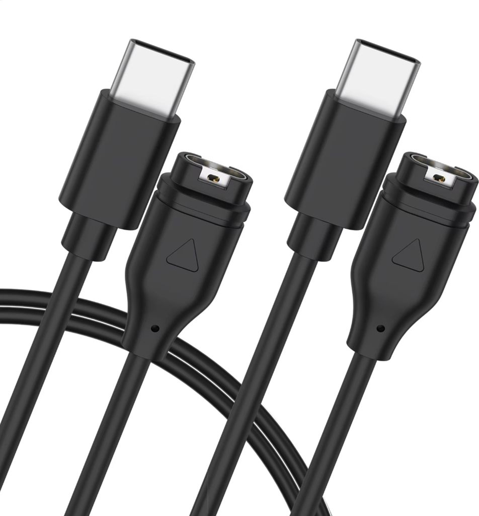 Qost – USB-C auf Garmin Kabel – 1 Meter – PVC – Schwarz – Produktbild 